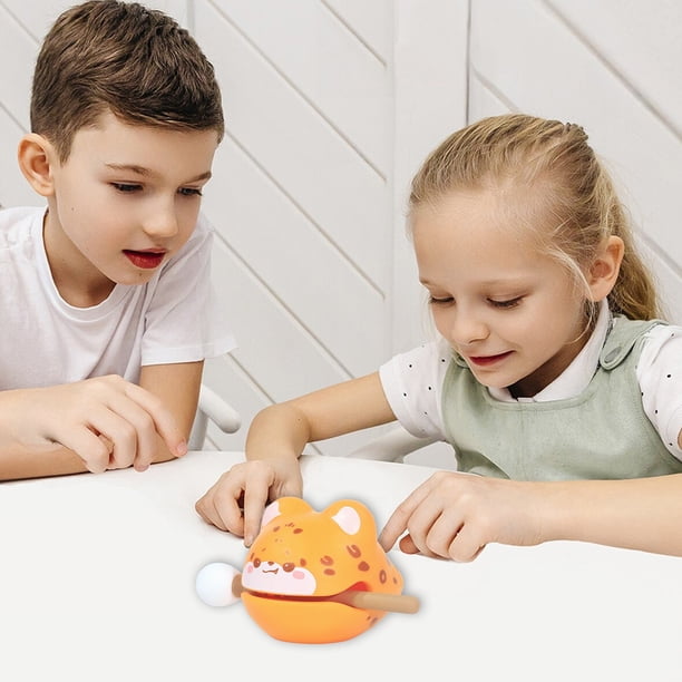 Juguete de alivio del estrés para mascotas de escritorio | Decoración interactiva para aliviar la ansiedad | Caucho plástico duradero | Multicolor ligero | Artículo de Fidget Divertido para