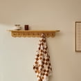 thumbnail image 2 of Wall Hooks, 6 Hook Wood Coat Rack Wall Mounted – Rustic Heavy Duty Coat Hooks for Hanging Towels, Coats, Hats, Keys – Decorative Bathroom Hooks for Entryway, Kitchen, Living Room by PALIFEUR, 2 of 10