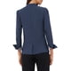 thumbnail image 3 of BLAZERS DE LINO PARA MUJER INSPIRADORES DE COLOR SÓLIDO CON UN BOTÓN DE MANGA LARGA PARA TRABAJAR XL AZUL MARINO, 3 of 6