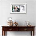 thumbnail image 2 of ArtToFrames Collage Photo Picture Frame with 1 - 8x10 - 5x7 Openings, Framed in White with Super White and Black Mats (CDM-3966-328), 2 of 8
