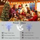 thumbnail image 2 of Cadena de luces de Navidad YONGSHENG 20 pies 40 LED Copo de Nieve a Prueba de Agua, 2 of 5