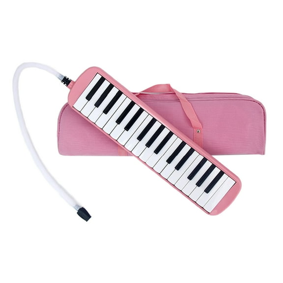 Ladaidra Brown fhgksm Air Piano Keyboard Soprano Melodica with Long Tube, Short Mouthpieces & Carry