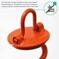 thumbnail image 3 of Sonducket Estacas de suelo de trampolín de hierro, puntas de fijación en espiral portátiles, columpios para toldo al aire libre, cobertizo de Accesorios para máquinas de ejercicios 2 piezas, 3 of 6