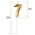 thumbnail image 4 of Dsscvnef 3D Birthday Cake Candle Decoration Number Shape Party Toppers for Kitchen Dining Bar Celebrations, 4 of 8