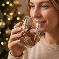 thumbnail image 5 of SLYNSHome Christmas Stemless Wine Glasses, Festive Holiday Tumbler Cups for Xmas Parties and Home Decor, 15oz Glassware Gift Set, 5 of 7