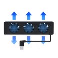 thumbnail image 3 of Ventilateur de Refroidissement Externe USB pour Nintendo Switch Dock, 3 of 4