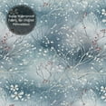 thumbnail image 5 of Shower Curtain, enchanted winter snowflake holly Waterproof Fabric Plastic Shower Curtain, Drying Fast Bathroom Curtain with 9 Buttonholes, Ruffle Shower Curtain 60x72in, 5 of 8