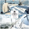 thumbnail image 5 of 2pcs Boat Hand Rail Fitting, 90 Degree 7/8 Inch Rectangular Boat Hand Rail Base Marine Boat Railing Hardware, 5 of 5