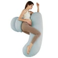 thumbnail image 6 of Eurhowing Large Body Pillow, Breathable Full Body Pillow for Side Sleeper, Soft Long Bed Pillow for Adults, 34"×36", Blue, 6 of 6