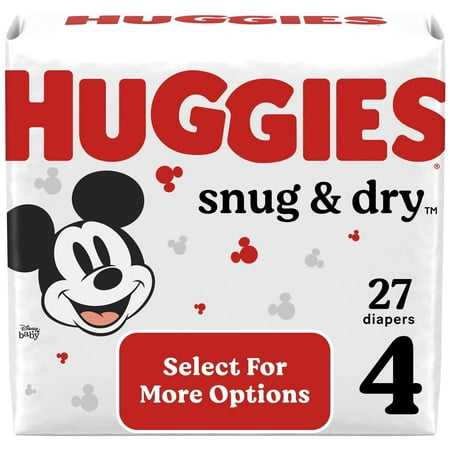 UPC: 0036000514728 | Huggies Snug & Dry Baby Diapers Size 4 27 Ct (Select for More Options)