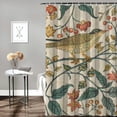 thumbnail image 2 of JEUXUS Durable and Washable Cute Owl Decorative Owl Lovers Shower Curtain Multiple Sizes White, 2 of 7