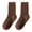 Brown, variant on Moxufan Women Mid-calf Socks High Elastic Breathable Socks Sweat-absorbent Stockings Soft Solid Color Bootie Socks Thick Warm Socks for Fall Winter,Brown