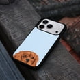 thumbnail image 4 of WIRESTER Shockproof Soft Rubber Cover Case for Apple iPhone 17 Pro 6.3" 2025, Animal Ruby Cavalier King Charles Spaniel Dog (S2) On Light Blue Background, 4 of 5