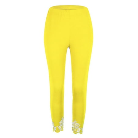 

ZIZOCWA Woman Short Women Sport Yoga Print Workout Mid Waist Running Pants Fitness Elastic Leggings Yoga Scrub Pants Women Petite Straight Leg Yoga Pants for Women Cotton Long Yoga Pants for Women S