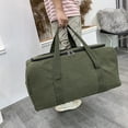 thumbnail image 4 of JingChun Thickened Canvas Large Capacity Handheld Luggage Bag New Outdoor Camping Load Clothing Quilt Moving Storage Bag, 4 of 9