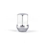 West Coast Wheel Accessories Écrou de Crantage W1014LS Style OEM; Taille de Filetage 14 x 1,5 mm; Conique à 60 Degrés; Gland; Longueur hors-Sol 1,53 Pouces; Taille Hexagonale 7/8 Pouces; Chromé; Acier; Simple