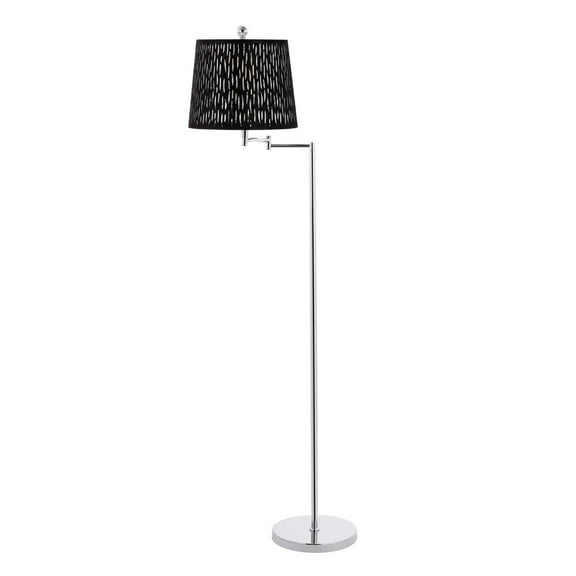 SAFAVIEH Berman 60 in. Contemporary Floor Lamp, Chrome