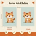 thumbnail image 6 of Cat Lover Double-Side Outdoor Garden Flag Kitten Soft Colors Cartoon Style Durable Animated Decoration Cute Cats Fluffy Cat Garden Flags for Home Balcony Yard House Patio (28x40inch), 6 of 6