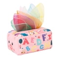 thumbnail image 2 of Caja de pañuelos para bebé con 10 bufandas de colores, juguetes de viaje, habilidades motoras, aprendizaje temprano Cerdo, 2 of 9