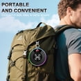 thumbnail image 6 of Tukio Bluetooth Speaker, IPX7 Waterproof Shower Speaker with Suction Cup, Mini Portable Speaker, 12H Playtime, Bluetooth 5.4, 360° Sound, RGB LED, Hands-Free Calls, Outdoor Pool Beach Gifts, Blue, 6 of 10