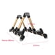 thumbnail image 2 of Soporte de instrumentos Soporte doble para guitarra Soporte en forma de A Soporte de soporte de aleación de aluminio Universal para guitarra acústica eléctrica clásica Ukulele Bajo Violín Instrumento Maboto  Soporte de instrumentos, 2 of 6