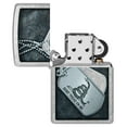 thumbnail image 4 of Zippo Dont Tread On Me Dog Tag Design Street Chrome Pocket Lighter, 4 of 6