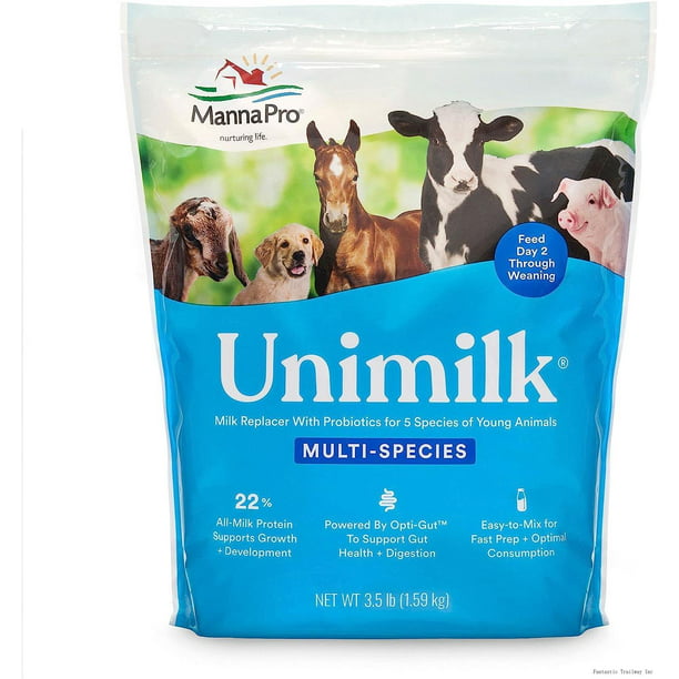 Unimilk Multi-Species Milk Replacer | Great For Puppies | 3.5 Lb ...