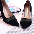 thumbnail image 1 of Hytrove 20Ud Adornos Ovalados De Acrílico Negro Para Embellecer Zapatos Ropa Y Bolsos Elegantes, 1 of 6