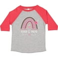 thumbnail image 3 of Inktastic Mimi and Papa Love Me Rainbow Girls Toddler T-Shirt, 3 of 5