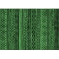 thumbnail image 1 of Ahgly Company Indoor Rectangle Oriental Emerald Green Modern Area Rugs, 2' x 5', 1 of 4