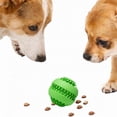 thumbnail image 3 of Pelota de juguete para perros, juguete interactivo resistente a mordeduras para masticar, jugar y limpiar verde pequeño, 3 of 8