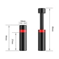 thumbnail image 1 of Video Card Holder Adjustable Graphics Card GPU Holder Brace Vertical Telescopic Rotating Stand Bracket Video Card Sag Bracket VC16 Black, 1 of 6