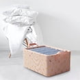 thumbnail image 3 of Caja de almacenamiento de ropa, armario bronceador, tela y lino, asa para cinturón, pantalones, edredones, caja de almacenamiento para ordenar, 3 of 5