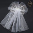 thumbnail image 4 of Tocado de novia Chaoxian estilo japonés y coreano lazo de malla accesorios para el cabello velo corto joyería vestido de novia serie femenina Mori, 4 of 4
