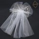 thumbnail image 4 of Tocado de novia JM Estilo japonés y coreano lazo de malla velo corto joyería vestido de novia, 4 of 4