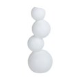 thumbnail image 1 of Jarrón de flores de cerámica para decoración del hogar, minimalista, artístico, moderno y sencillo. blanco, 1 of 9