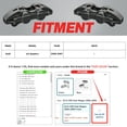 thumbnail image 2 of Funire Disc Brake Caliper Assembly with Bracket Set of 2 - Compatible with Audi A3 Quattro 2006-2007 3.2L, Rear Driver & Passenger Side (OE# 19-B2976 & 19-B2977), 2 of 8