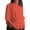 503_Orange, variant on Jxximdong Button Down Shirts for Women, Summer Solid Color V Neck 3/4 Sleeve Shirts Casual Loose Fit Trendy Tops for Women, Green Women's Blouses