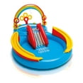 thumbnail image 4 of Intex 9.75ft x 6.33ft x 53in Inflatable Rainbow Play Pool and Ocean Play Pool, 4 of 13
