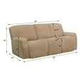 thumbnail image 4 of Easy-Going Stretch Recliner Sofa Slipcover for 3 Cushion Couch with Pocket, Couch Covers for Pets, Light Gray (Sofa not included), 4 of 7