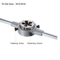thumbnail image 4 of Uxcell M16 x 1.5 Threading Die and 38mm (M12-M16) Round Holder Die Stock Wrench Set, 4 of 7