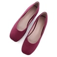 thumbnail image 3 of Vestido plano burdeos Shoes SAILING LU para mujer, talla 10.5, espuma viscoelástica, 3 of 7