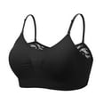 thumbnail image 3 of Coobie Seamless Lace Back Scoopneck Cami Bra 9015,Black,One Size, 3 of 8