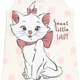 thumbnail image 6 of Disney The Aristocats Toddler Girls' Sleeveless Romper Pajama and Headband Set Tusk Polka Dot Marie, 6 of 7