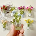 thumbnail image 2 of 8pcs Mini Small Vase Magnets Cute Mini Refrigerator Magnets 3D Vase Fun Refrigerator Accessories Kitchen Decoration Holiday Gift, 2 of 7