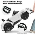 thumbnail image 6 of Costway 12V Kids Ride On Car 2.4G RC Electric Vehicle w/ Lights MP3 Openable Doors White, 6 of 8