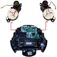 thumbnail image 2 of Módulo de motor de cepillo lateral para aspiradora robot Ecovacs Deebot OZMO Yeedi 950/920/ N8 Pro/ T8/ T9 DX55 93 96 DJ65 T5 N5 T8 MAX T8 Power T8 aivi Series (izquierda), 2 of 5