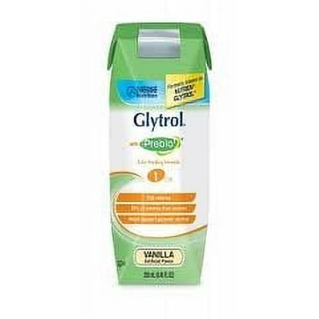 Glytrol with Prebio Vanilla 8oz Brikpaks 24/Case *2 CASE SPECIAL*