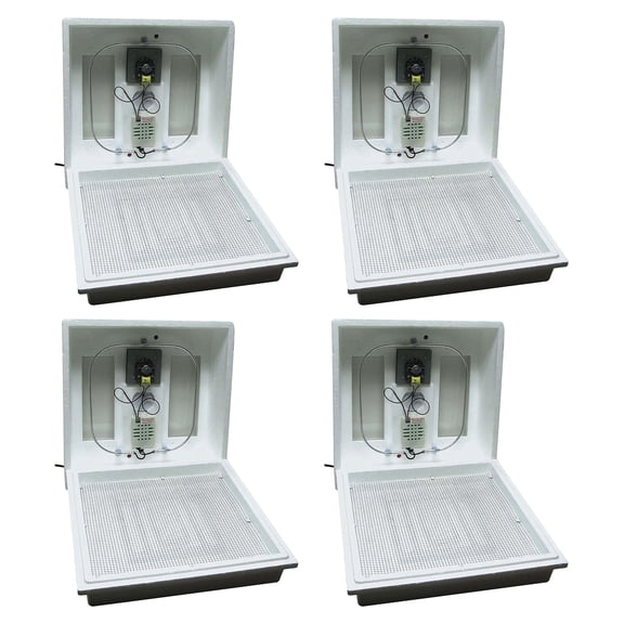 Farm Innovators 40W Digital Circulated Air Incubator Up to 4 Eggs (4 Pack)