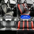thumbnail image 6 of Fit for Dodge Challenger 2008-2025 Car Seat Covers,Full Set Faux Leather Seat Covers,Airbag Compatible,Breathable,Stretch Fit,Easy Install,Red,2 Row 5 Seats, 6 of 11